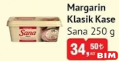SANA MARGARİN KLASİK KASE 250 G